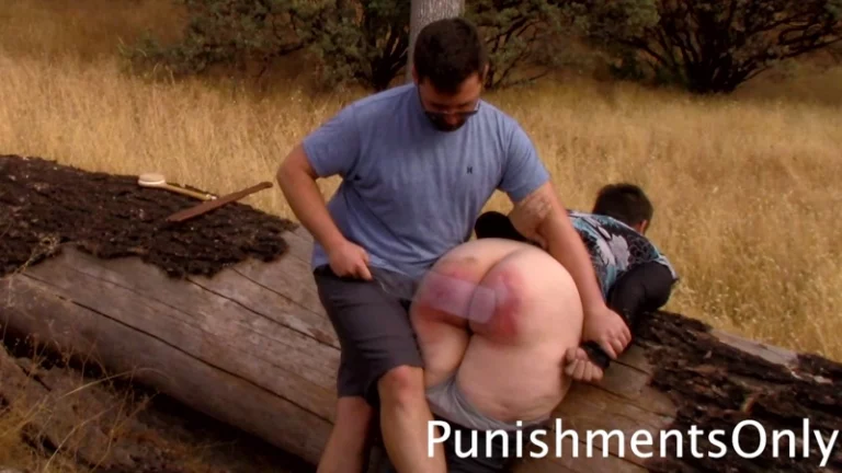 Keagan’s Tearful Outdoor Spanking pt 2 – Punishments Only Exclusive