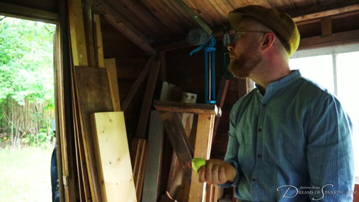 Screenshot 1 from A Visit to the Woodshed: Pandora Blake Dominates Theo Mischief