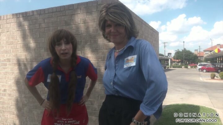 Screenshot 7 from Fast Food Spanking POV: Humiliating Double Domination
