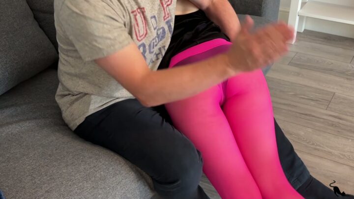 Screenshot 3 from Priorities Part 1: Kinia Spanked Over Pink Tights – Kitty Productions