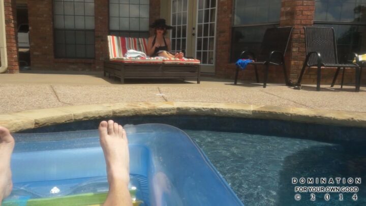 Screenshot 2 from Spanked and Diapered for Pool Peeing – Miss Katherine
