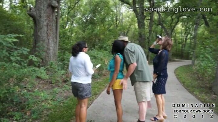 Screenshot 1 from Katherine Worthington & Students Spank Pervert | Nature Lesson