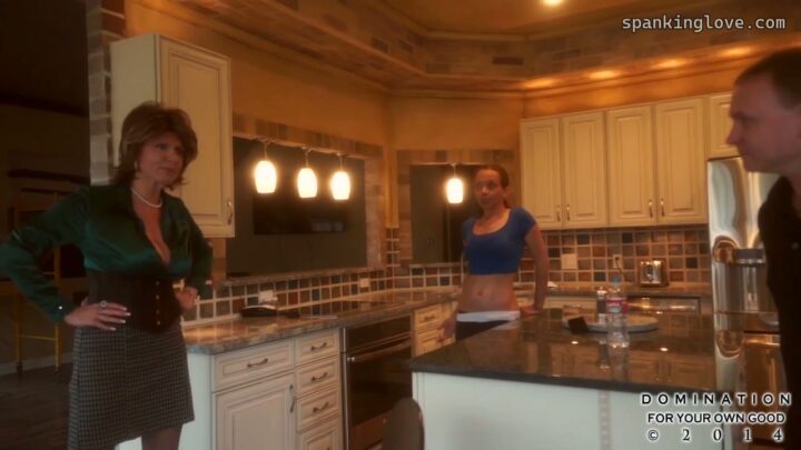 Screenshot 1 from Katherine Worthington: Step-Mom Spanks Naughty Couple | Switch & Spoon