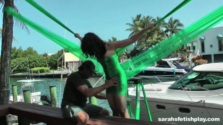 Screenshot 5 from Sarah’s Daring Blaise Wrap Suspension – Sarahs Fetish Play