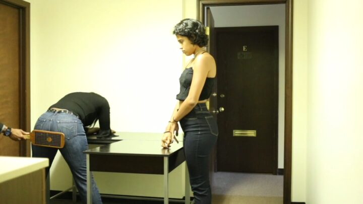 Screenshot 4 from Sha & Cleo’s Naughty Paddling by OKG Spanking