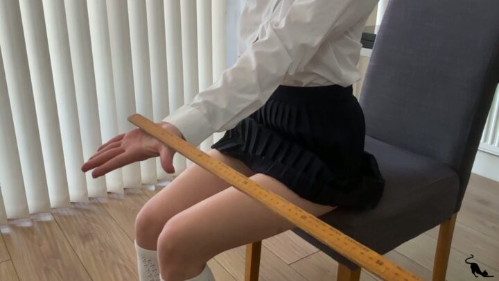 Screenshot 3 from Cheating Kinia Punished with Ruler by Headmaster – Kitty Productions