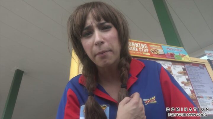 Fast Food Spanking POV: Humiliating Double Domination