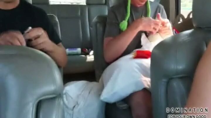 Screenshot 3 from Road Trip Discipline: Diapered Boys Spanked by Governess Worthington