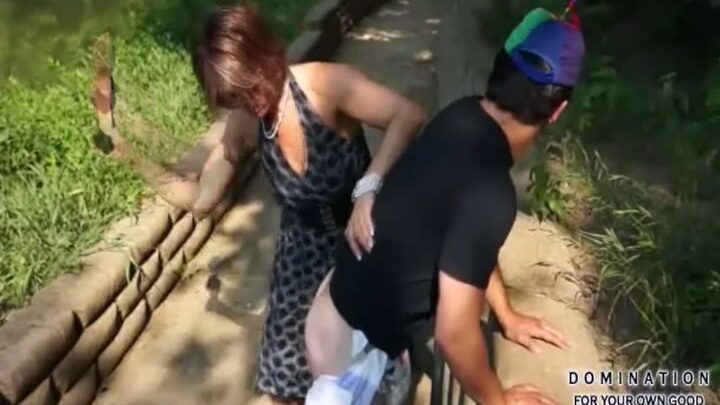 Screenshot 8 from Road Trip Discipline: Diapered Boys Spanked by Governess Worthington