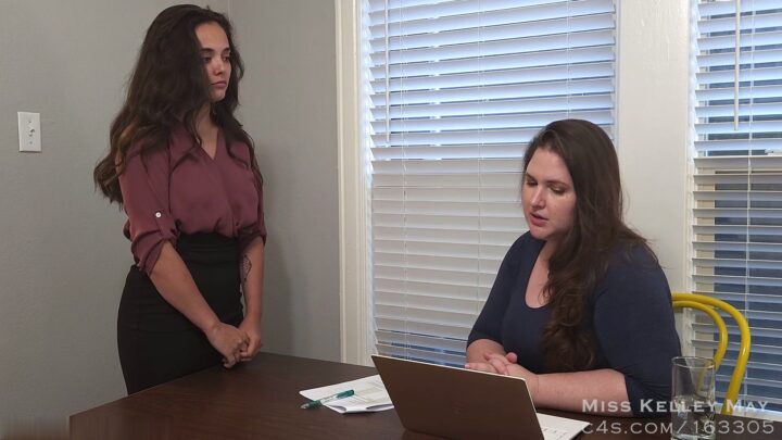 Screenshot 1 from The Intern’s Mistake: Flora May Lewis Faces Consequences – Spanking Princess Kelley