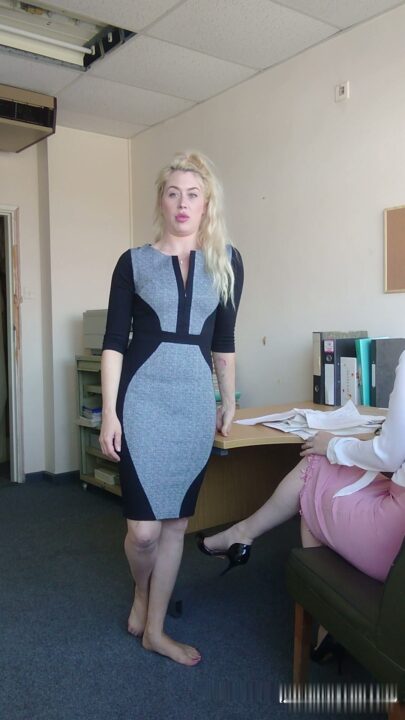 Screenshot 2 from Charlotte Appleby: Lazy Paris Office Worker Spanked by Asa Jones