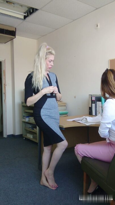 Screenshot 4 from Charlotte Appleby: Lazy Paris Office Worker Spanked by Asa Jones
