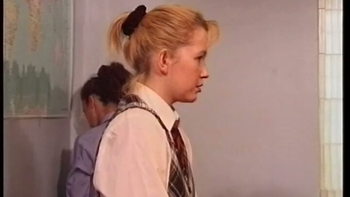 Screenshot 2 from Naughty British Schoolgirls Punished by Busty Mistress – Extensive Spanking & Caning