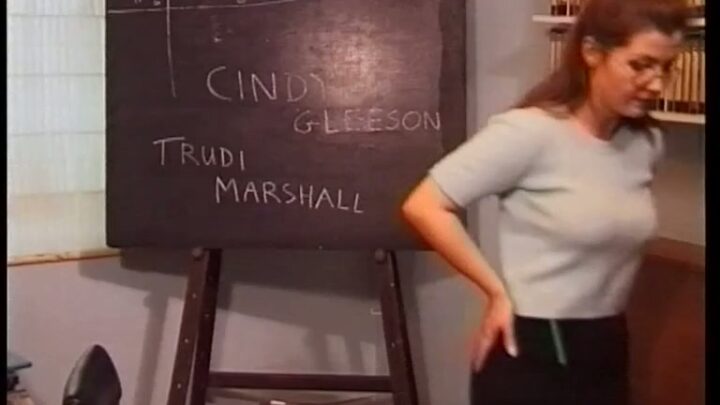 Screenshot 3 from Naughty British Schoolgirls Punished by Busty Mistress – Extensive Spanking & Caning