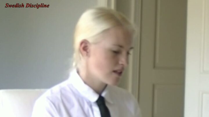 Screenshot 1 from Linn: Naughty Schoolgirl Spanked & Paddled by Swedish Discipline