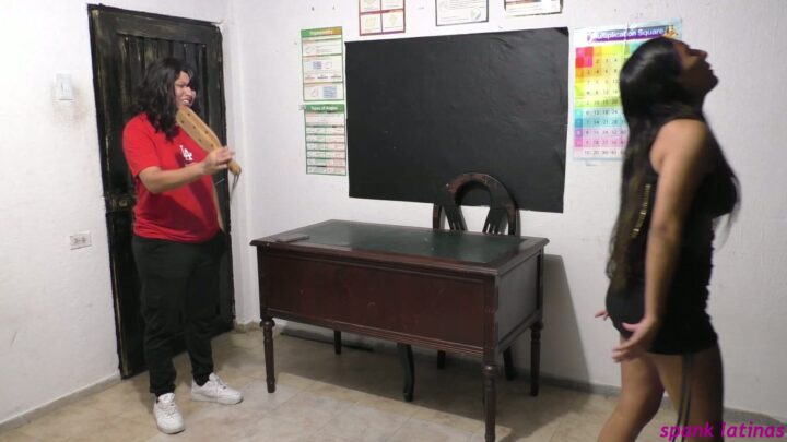 Screenshot 6 from Carmen’s Hard Paddling Punishment by Spank Latinas