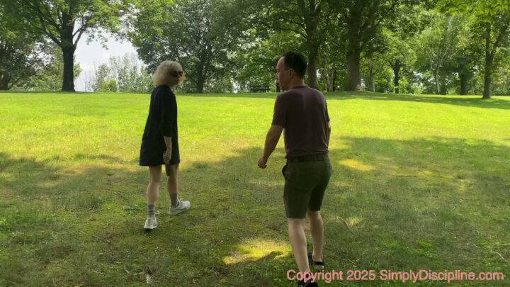 Screenshot 1 from Mistress Lola’s Rest Stop Hair Brush Spanking by Simply Discipline