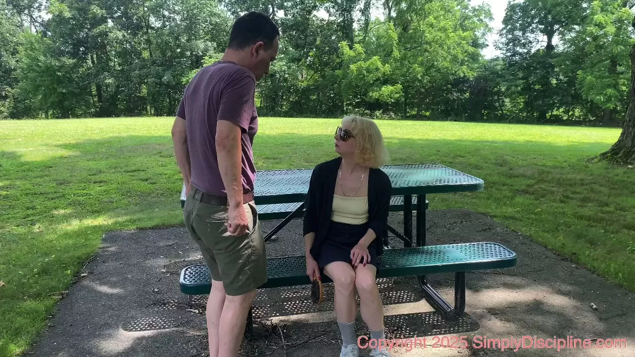 Screenshot 3 aus Mistress Lolas Raststätten-Haarbürsten-Versohlung von Simply Discipline