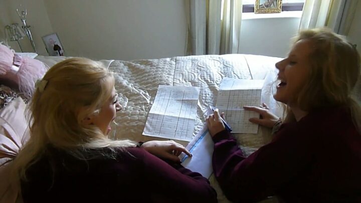Screenshot 2 from Naughty Schoolgirls Charlotte & Amber Spanked for Forging Reports