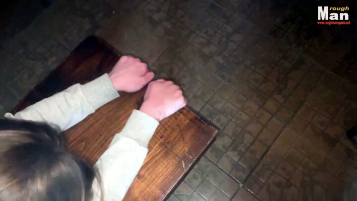 Screenshot 4 from Public Punishment: Pretty Girl Spanked and Belted by Rough Man
