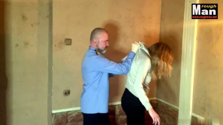 Screenshot 7 from Public Punishment: Pretty Girl Spanked and Belted by Rough Man