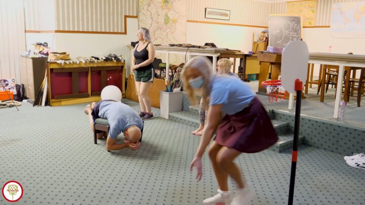 Screenshot 4 from Bastinado Basketball: Caning Gym Class with Miss Ruby Marks & Victoria Vixen