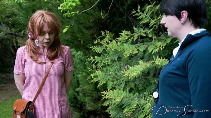 Screenshot 2 from Emma Christie Spanked by Pandora Blake in Cross-Country Run Film