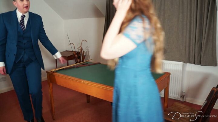 Screenshot 3 from Directeurs Studiekamer: Willow's Onderdanigheid bij de Lijfstraf - Dreamsofspanking
