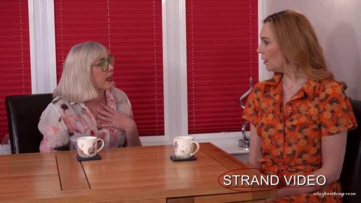Screenshot 1 from Discipline Delight: Amelia Jane & Sarah Stern Spanked by Sarah Bright