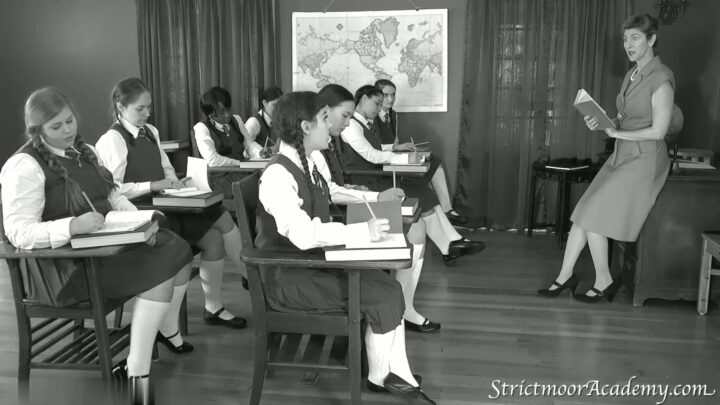 Screenshot 8 from Strictmoor Academy Caning: Helen & Gillian’s Punishment