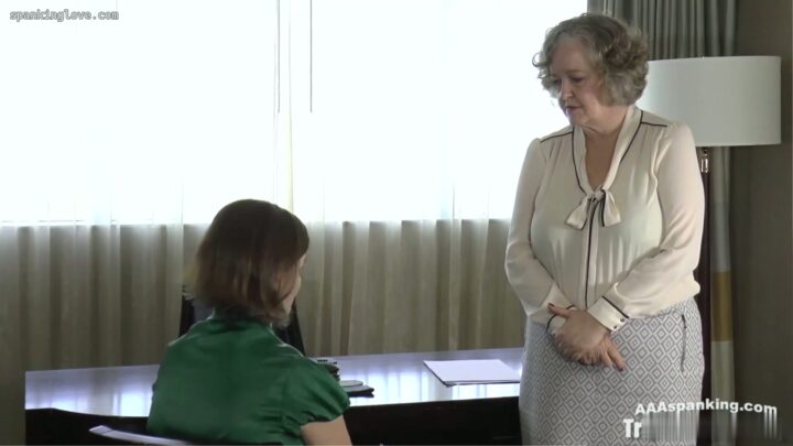 Screenshot 2 from Disciplining the Disciplinarian: Miss Matthews Spanked by Miss Iceni