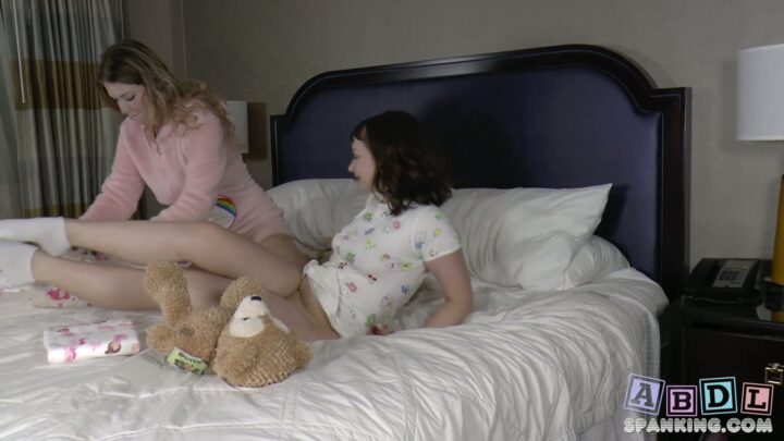 Screenshot 1 from Ella Raine & Apricot Pitts: ABDL Spanking Playdate