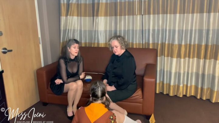 Screenshot 8 from Strict Domme’s Hairbrush Punishment in Hotel Room