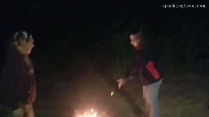 Screenshot 2 from Dixie Belts Missy in Rare Camping Cousins Spanking Scene