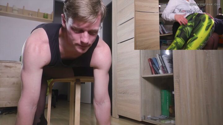 Screenshot 1 from FEMDom! Lara Spanks Aron OTK – DS