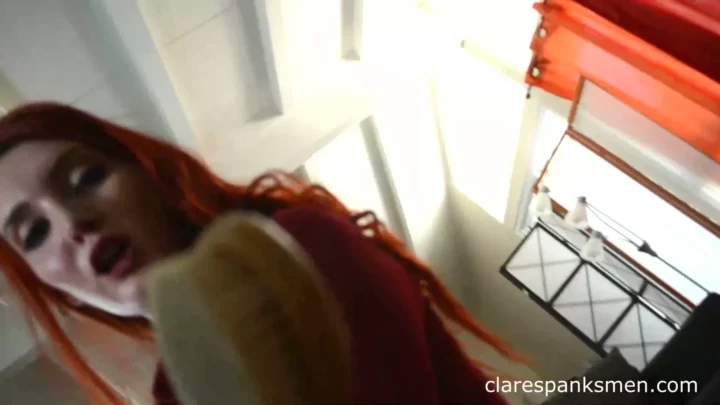 Screenshot 8 from Bonus Spanked For Seeing Jamie — Clare Spanks Men