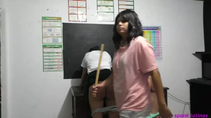 Screenshot 6 from Carmen And Sofia Otk And Ruler Spanking