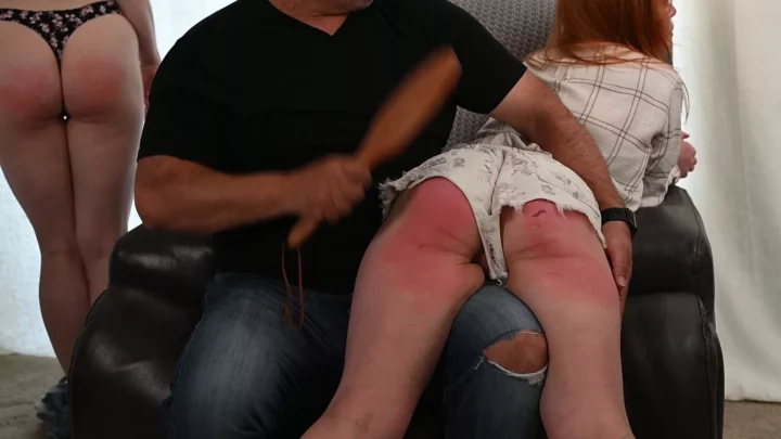 Due For Discipline Strict Step Mom Gives Naughty Girl Long Bare Bottom Otk Spanking Severe Wooden Hairbrush Punishment — Assume The Position Studios