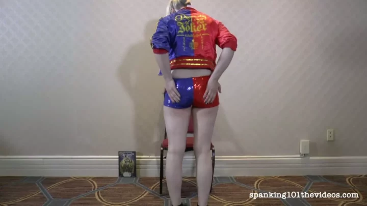 Screenshot 3 from Punishing Harley Quinn Full Video Angle 1 — Spanking 101