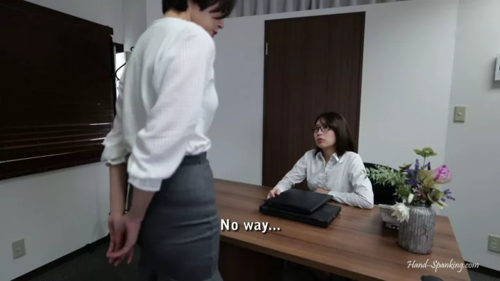 Screenshot 5 from Reward And Punishment In The Office Eng Sub Hand Spanking — Hand-Spanking