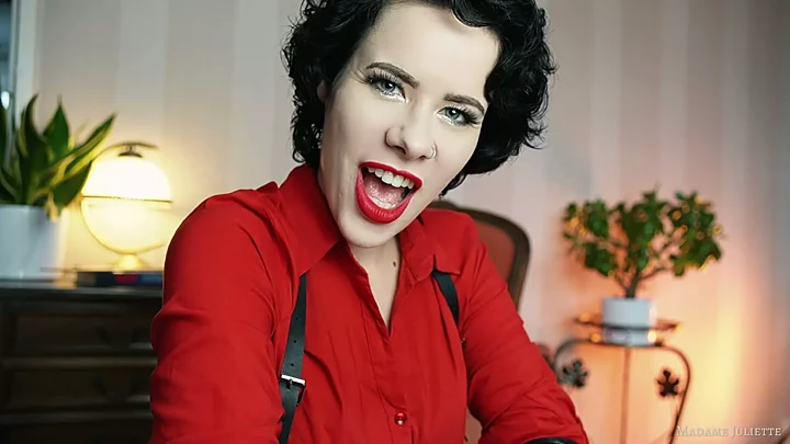 After Class: Spank me, Teacher! | leather gloves | blackmail fantasy