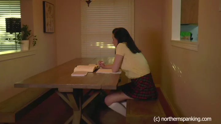 Screenshot 1 from Cheating Schoolgirl Casey Calvert Belted